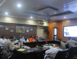 Sekda Hermon Pimpin Rakor PPKM Bersama Gubernur Kalteng