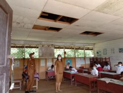 Prihatin Lihat Gedung Sekolah Rusak, Begini Tindakan Kades Olung Muro