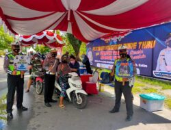 Kapolres Kotim Minta Masyarakat Tetap Disiin Prokes saat Vaksinasi Drive Thru