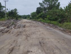 Ini Titik Jalan Kuala Kurun – Palangka Raya Alami Rusak Berat