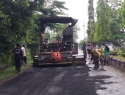 Akhirnya Jalan H.M Arsyad Mulai di Aspal