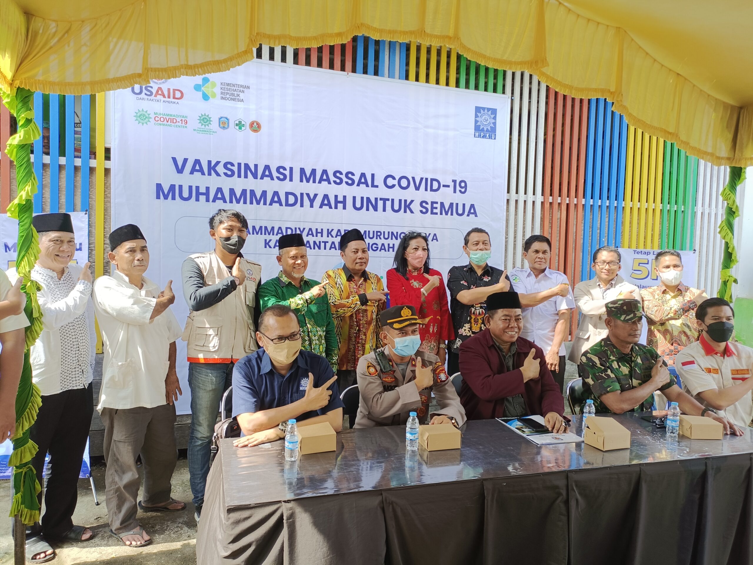 Pemkab Mura Apresiasi Vaksinasi Massal Covid-19 Muhammadiyah