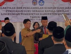 Kadisdikbu Mura Lantik 17 Kepala Sekolah
