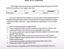 Cuaca Panas Tidak Biasa! Dinkes Mura Himbau Puskesmas Lakukan Promosi Ke Warga