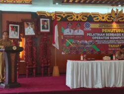 Tutup Pelantihan Operatur Komputer, Asisten Dorong Perusahaan Buka Peluang Kerja