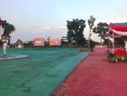 Wabup Mura Pimpin Upacara Penurunan Bendera Merah Putih
