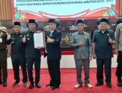 Hasil Paripurna Usulan Pemberhentian Bupati dan Wakil Bupati Murung Raya
