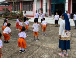 Kadispursip Mura Beserta Jajaran Terima Kunjungan Anak TK Presiden