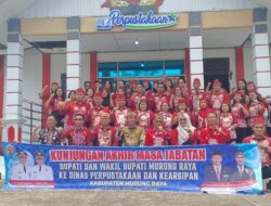 Akhir Masa Jabatan Bupati dan Wakil Bupati Pamit ke Dispursip Mura