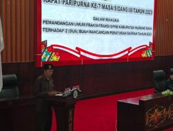 DPRD Mura Sampaikan Hasil Reses dan Menerima Dua Buah Raperda