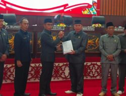 Pj Bupati Serahkan Dua Raperda ke DPRD Mura