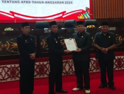 Pemkab Mura Serahkan Rancangan APBD Tahun Anggaran 2024