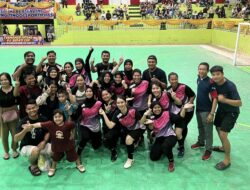 Laga Final Futsal Putri, Pertemukan Tim Putri Diskominfo SP vs Tim Futsal Putri RSUD