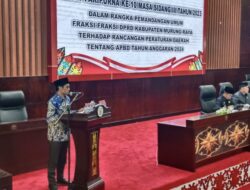 Fraksi PAN Pertanyakan Penurunan Target PAD di Kabupaten Murung Raya