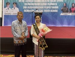 Melsi Hermon Dikukuhkan Menjadi Bunda Literasi Mura