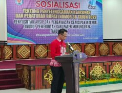 Dispursip Mura Gelar Sosiliasi Penyelenggaraan Kearsipan dan Perbub Nomor 38 Tahun 2023