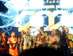 Ketua DPRD Mura Hadiri Pesta Rakyat di Malam Pergantian Tahun