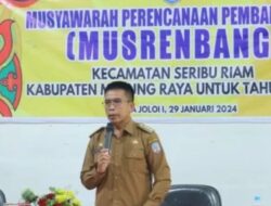 Pj Bupati Mura Hadiri Musrenbang di Kecamatan Seribu Riam