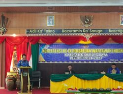 Asisten I Setda Mura Apresiasi kegiatan Konferensi IX 2024-2027 PWI