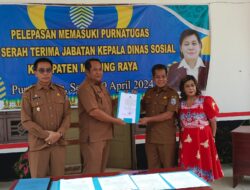 Pj Bupati Lantik Jambi Tuah Sebagai Plt Dinsos Murung Raya