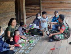 Jaga Hubungan Baik, Kodim 1013/MTW Rutin Komsos di Wilayah Desa Binaan