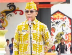 Pimpin Apel Gabungan Lingkup Pemkab Mura Awal 2025, Ini Pesan Pj Bupati
