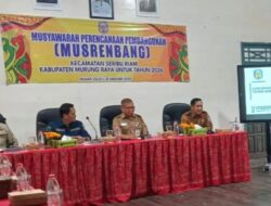 Kepala DLH Mura Pimpin Musrenbang Kecamatan Seribu Riam