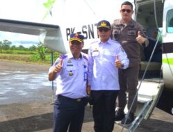 Pemkab Mura Lakukan Penerbangan Perdana Pesawat Smart Aviation