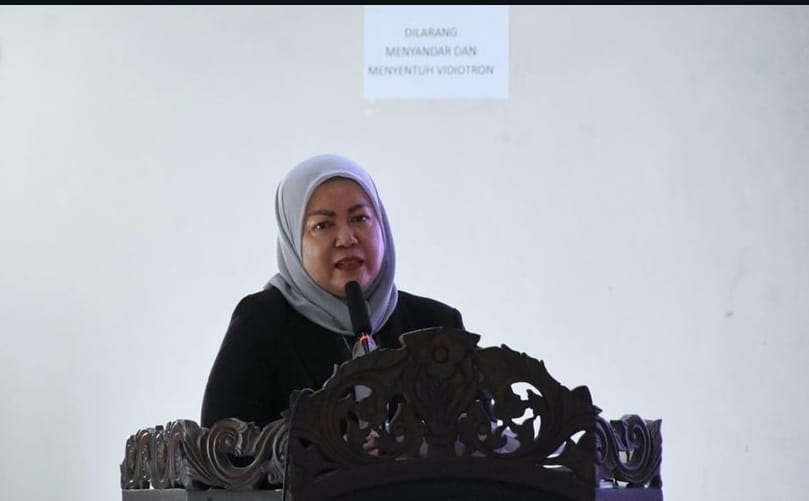 Hj Henny Rosgiaty Rusli saat Menyampaikan Pokir DPRD dalam Forum Perangkat Daerah