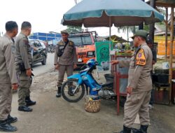 Satpol PP Mura Awasi Kegiatan Pedagang