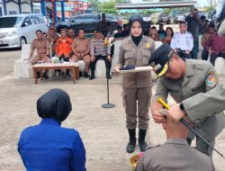 Satpol PP dan Damkar Gelar Tradisi Penyambutan Personil Baru