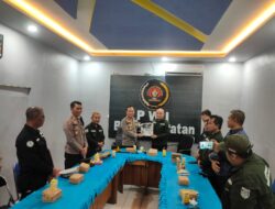 Kapolres Silaturahmi ke PWI Barsel