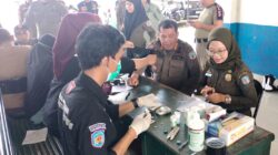 Satpol PP dan Damkar Bersama Dinas Kesehatan Mura Deteksi Dini Kesehatan Personil