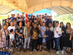 Satpol PP dan Damkar kawal Bupati Mura pada peletakan batu pertama pembangunan GPdI Smirna Puruk Cahu