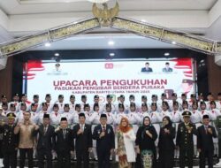 Wakil I DPRD Barito Utara  Hadiri Pengukuhan Paskibraka 2025