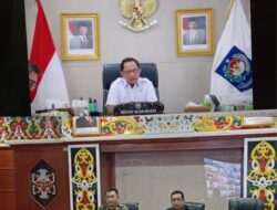 Kasatpol PP dan Kaban Kesbangpol Ikut Rapat Virtual Bersama Mendagri