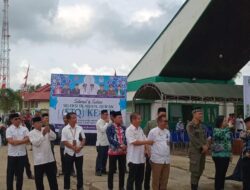 Satpol PP Mura Kawal Kegiatan Pawai Taaruf STQ ke XII di Kota Puruk Cahu