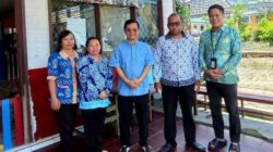 KUNJUNGAN KE SKB-Ketua Fraksi PDI Perjuangan DPRD Barito Utara, H Taufik Nugraha saat melakukan kunjungan kerja ke SKB Muara Teweh.