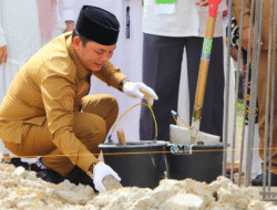 Rahmanto Letakkan Batu Pertama Pembangunan Kantor dan Aula MAN I