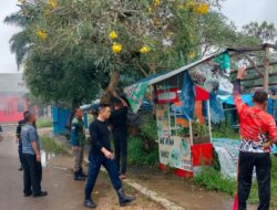 Sambut HUT RI ke-80 Satpol PP Damkar Mura Giat Bersih-Bersih