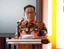 Personil Satlinmas Satpol PP Damkar Ikuti Pelantikan