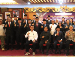 Kasatpol PP Damkar Mura Turut Hadiri Pelantikan Penjabat Sekretaris Daerah