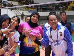 Dari Lapangan Voli, Gubernur Kalteng Serukan Persatuan dan Sportivitas