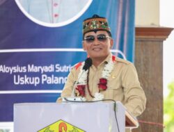 Agustiar Sabran Resmikan Jalan Salib dan Ajak Umat Perkuat Kebersamaan