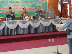 Satlinmas Dibekali Kompetensi Baru, Bupati Heriyus Tekankan Peran Strategisnya