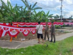Satpol PP Mura Tegur Penjual Bendera Merah Putih Salahi Aturan