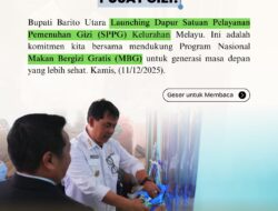 Resmikan Dapur SPPG Teluk Mayang Bupati Harapkan Dukungan Masyarakat Program Nasional Dan Pembangunan Daerah