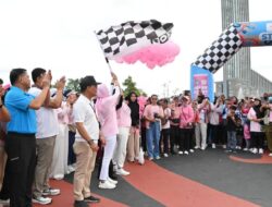 Jalan Sehat dan Pemeriksaan Gratis Warnai Hari Kanker Payudara di Kalteng