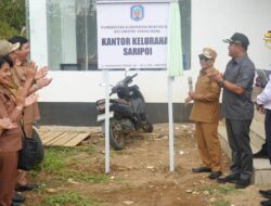 Dukung Peningkatan Pelayanan Publik, Bebie Hadiri Peresmian Kantor Kelurahan Saripoi