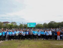 Peringatan Hari Desa Nasional di Kalteng, ASN Ikuti Jalan Sehat dan Senam Pagi